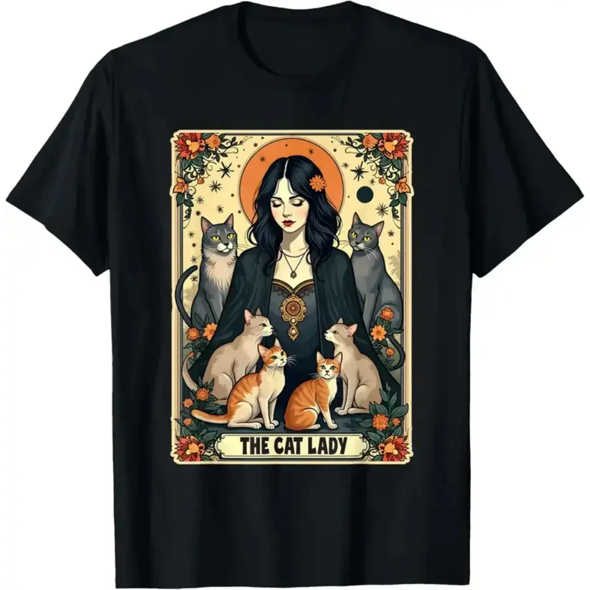 Undershirt Crew Neck - Camiseta unissex com estampa de cartas