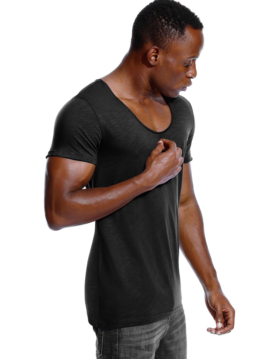 Camiseta masculina com decote  - Undershirt Crew Neck avaliação e preço